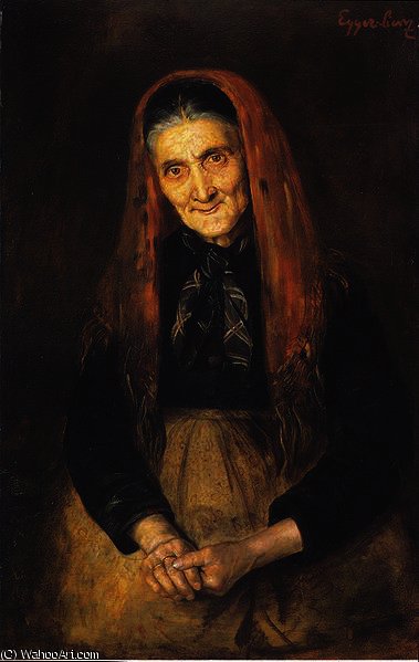 Portrait Of A Woman In Tyrolean Costume — Albin Egger Lienz