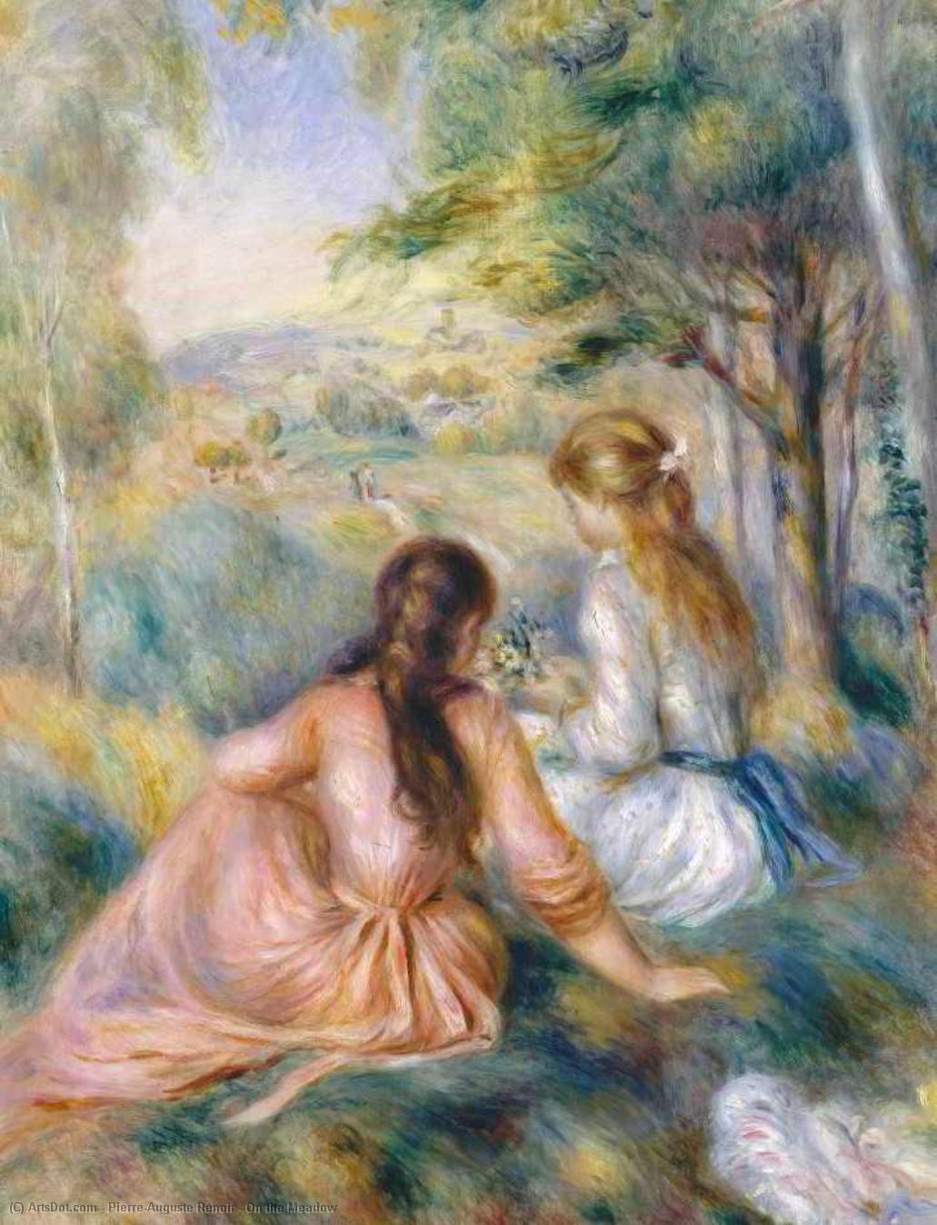 On The Meadow — Pierre-auguste Renoir