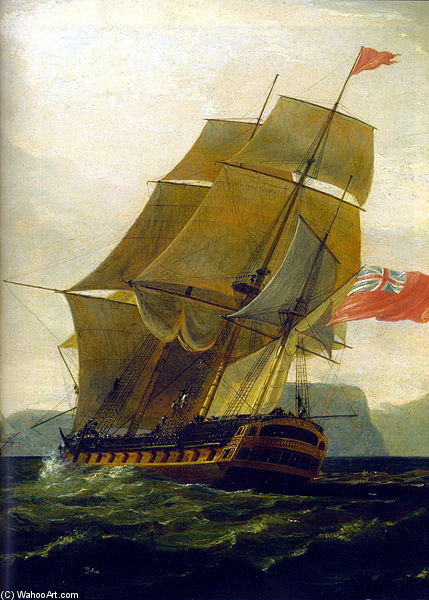 Hms Diadem At Capture Of Good Hope - — Thomas Whitcombe