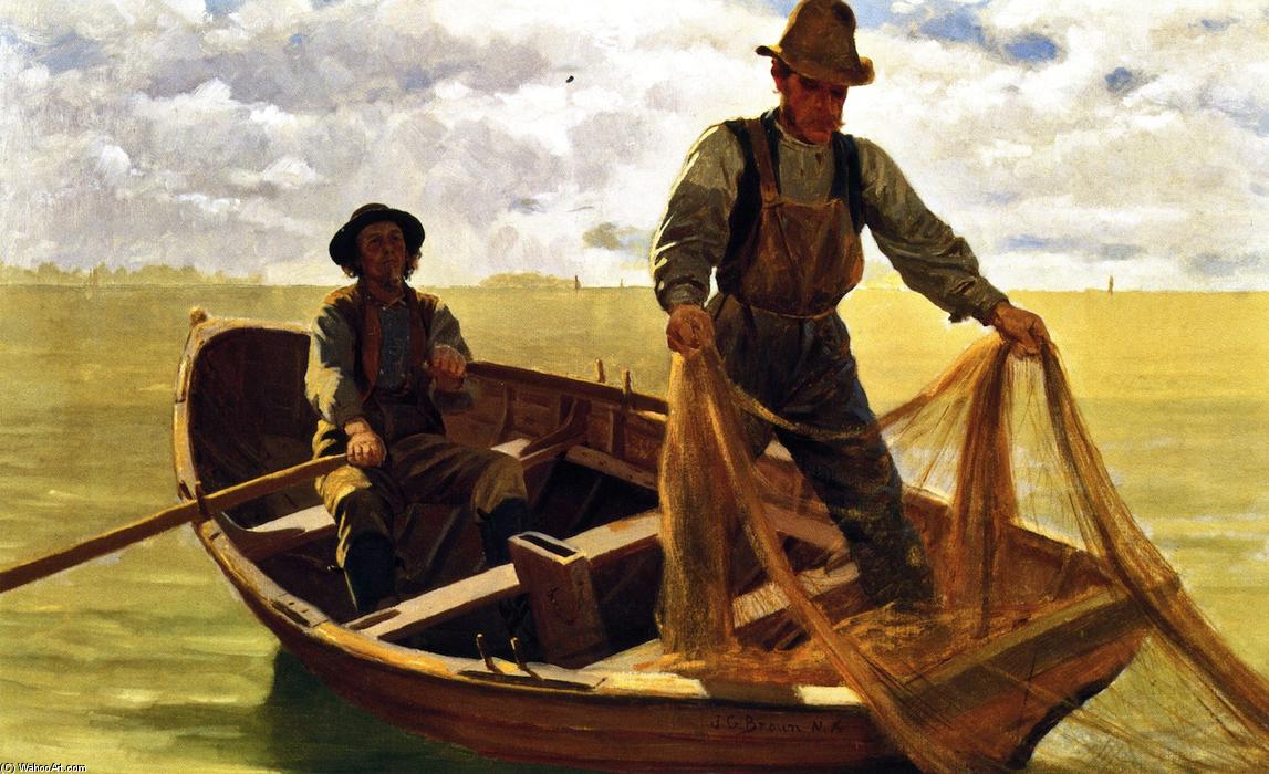 Casting The Net — John George Brown