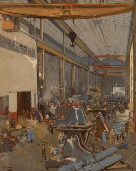 Munitions, Newcastle — Sir John Lavery