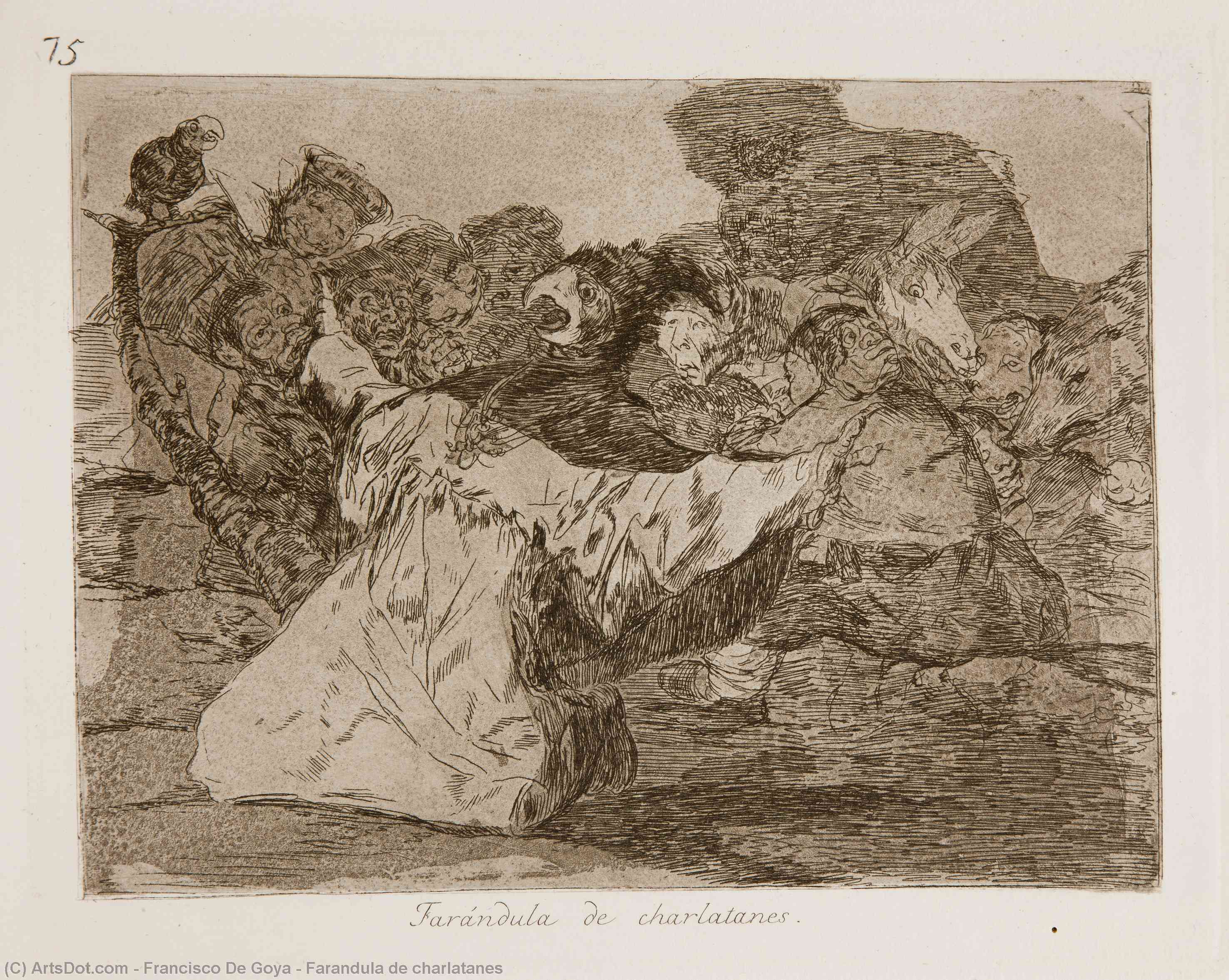 Farandula De Charlatanes — Francisco José De Goya Y Lucientes