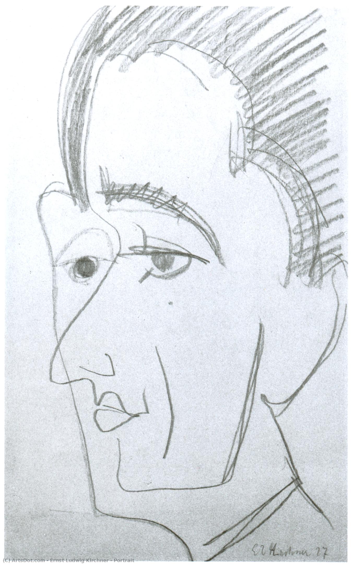 Portrait — Ernst Ludwig Kirchner
