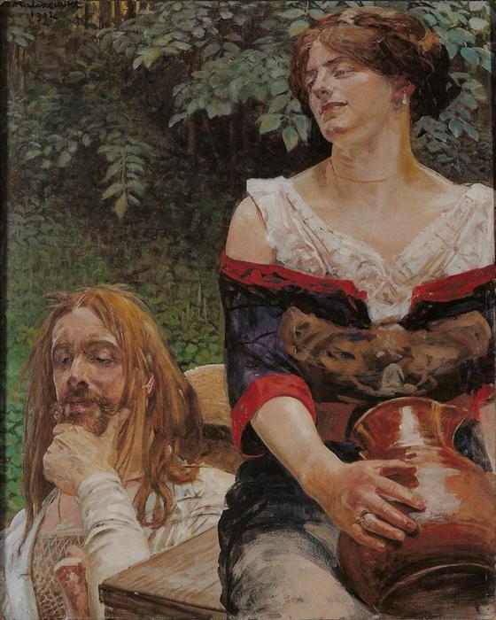 Christ And The Samaritan Woman 1 — Jacek Malczewski