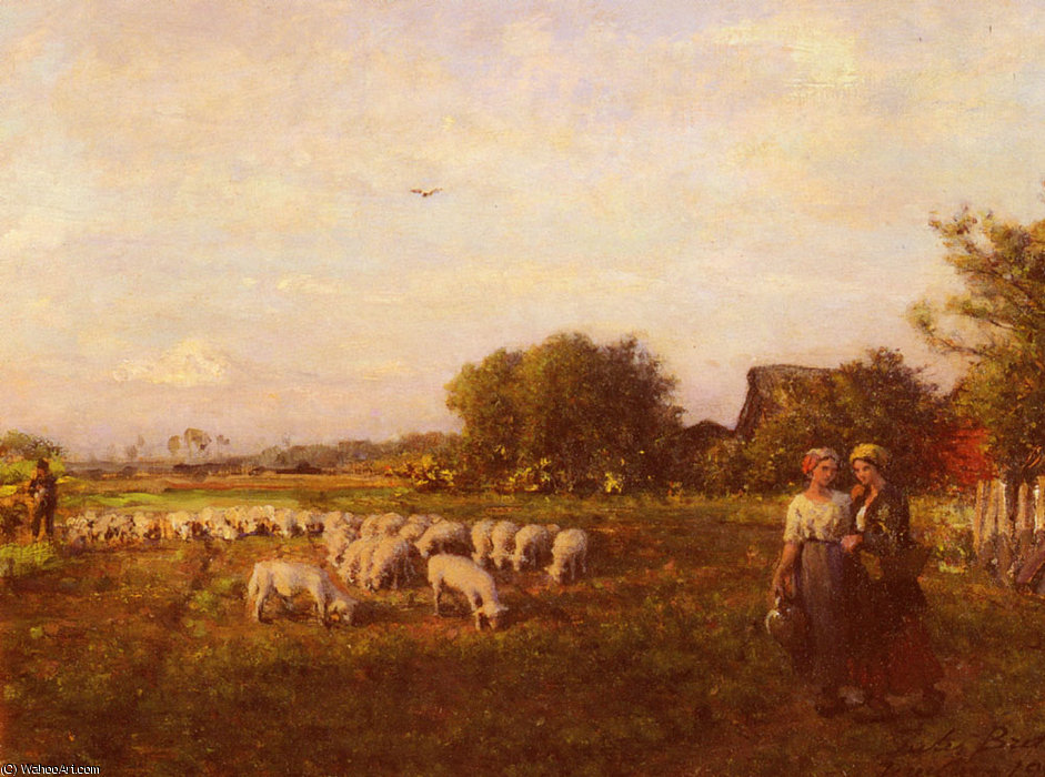 La Bergere — Jules Adolphe Aimé Louis Breton