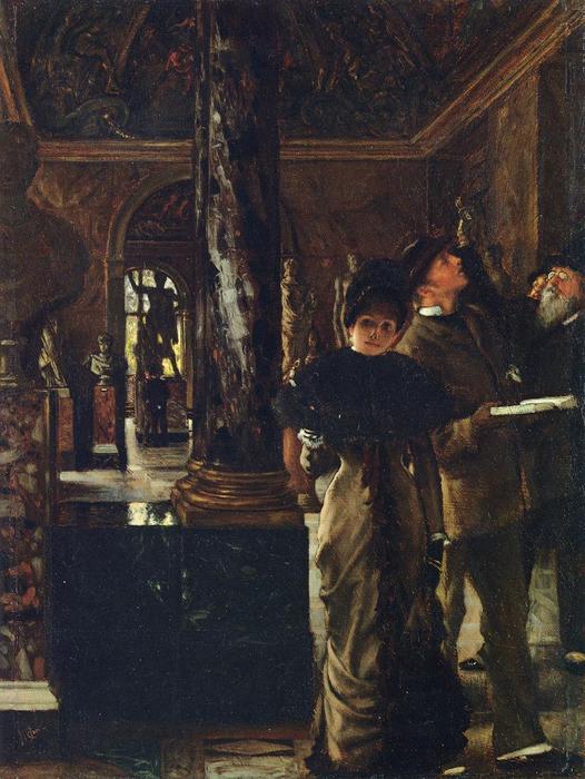 Foreign Visitors At The Louvre — Jacques Joseph Tissot