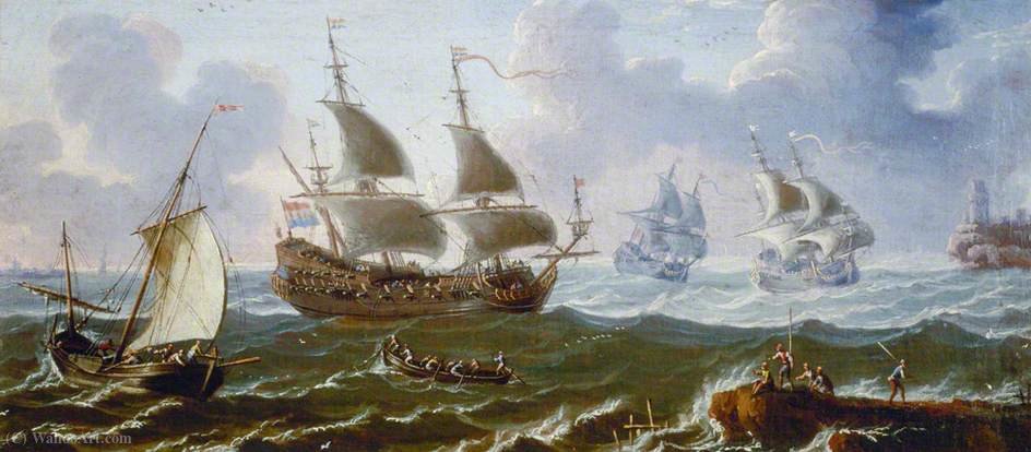 Dutch Naval Battle — Adam Willaerts