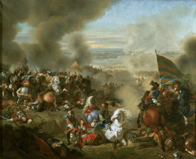 La Bataille De Sénef — Bénigne Gagneraux