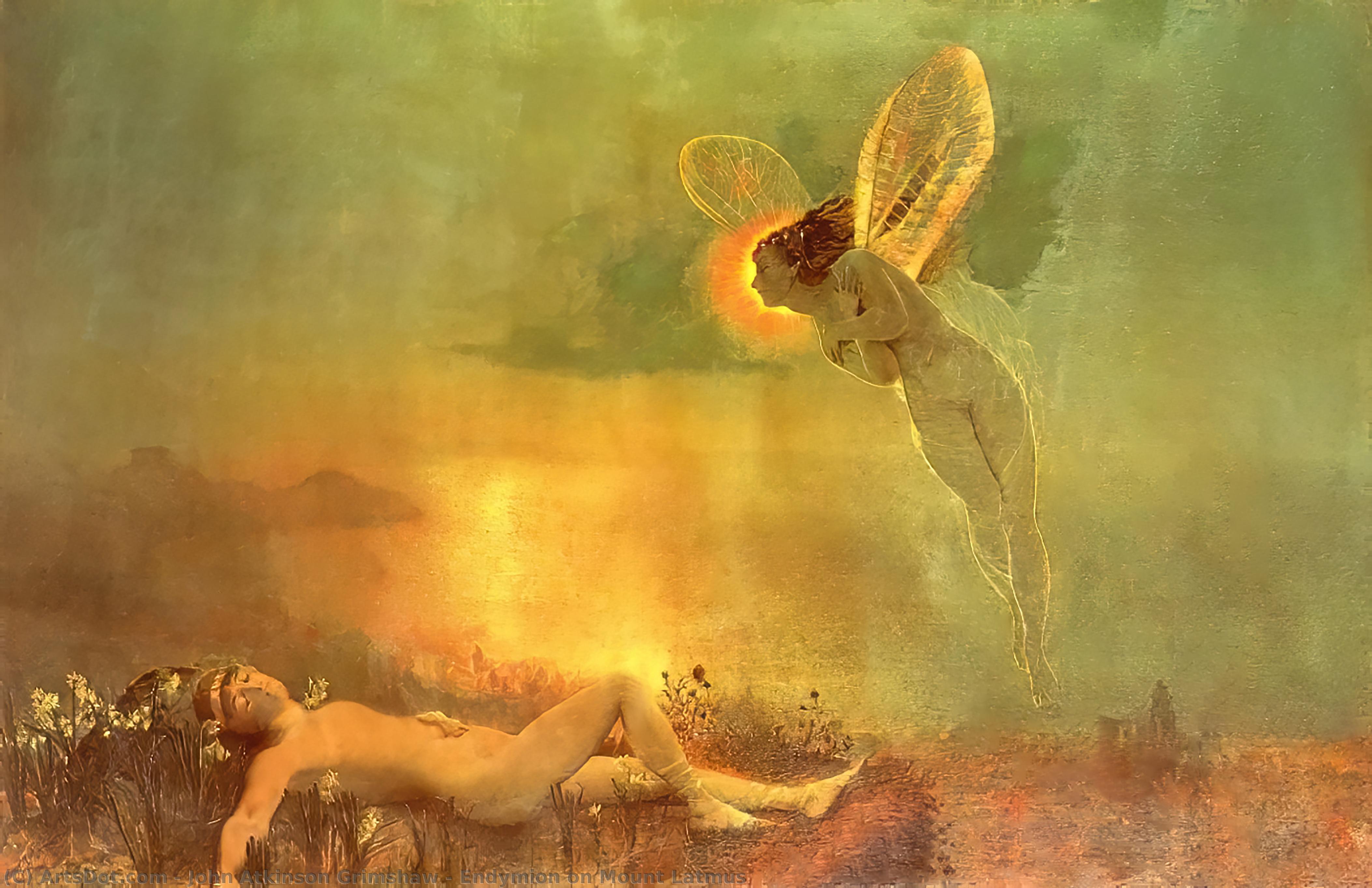 Endymion Auf Dem Berg Latmos — John Atkinson Grimshaw