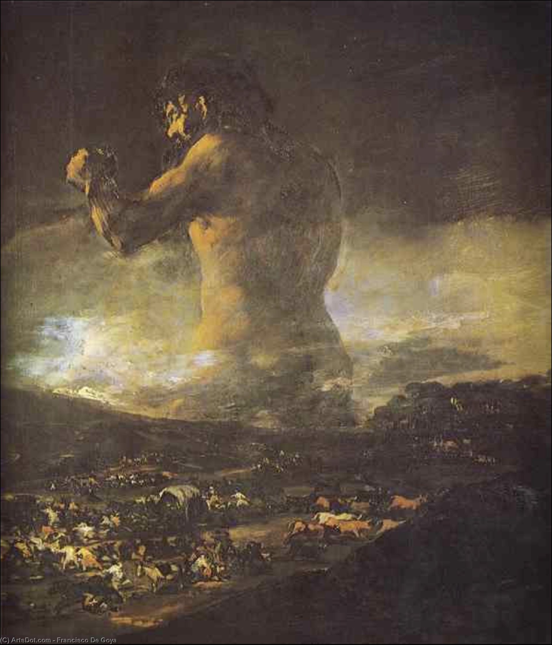 The Colossus — Francisco José De Goya Y Lucientes