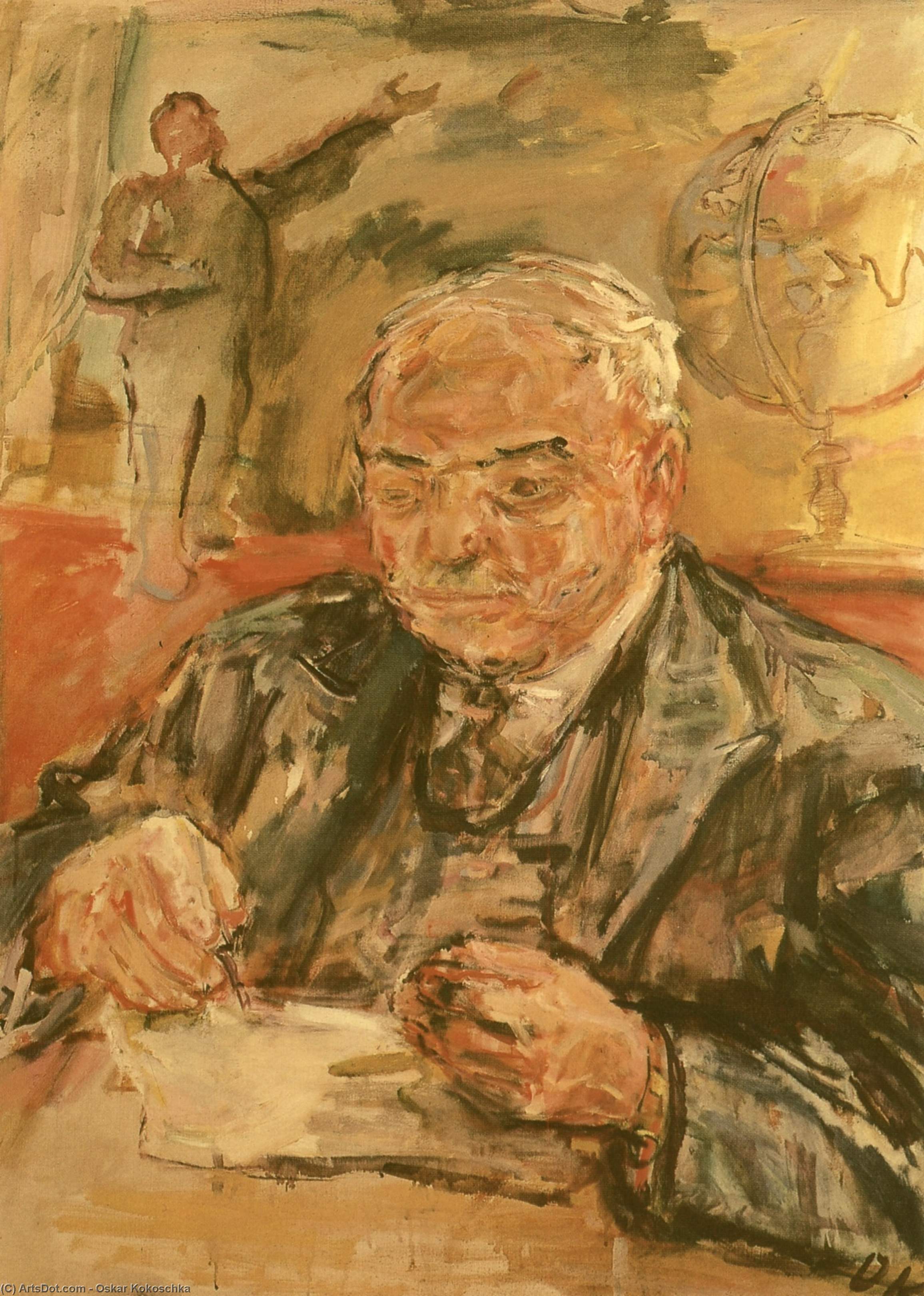 Oskar Kokoschka Kokoschka Oskar Ambassador Ivan Maisky — Oskar Kokoschka