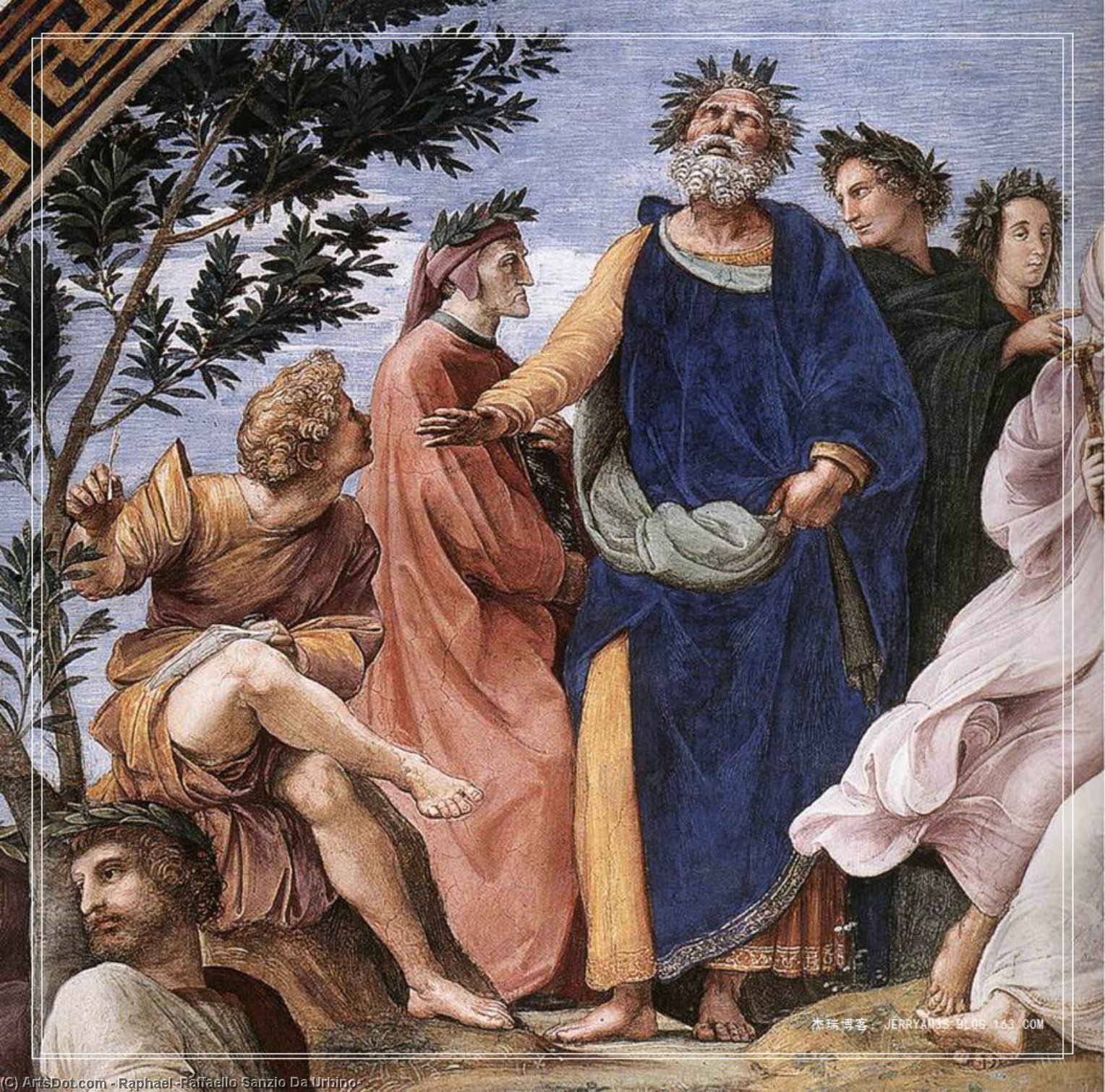 The Parnassus (detail)8 — Raphael
