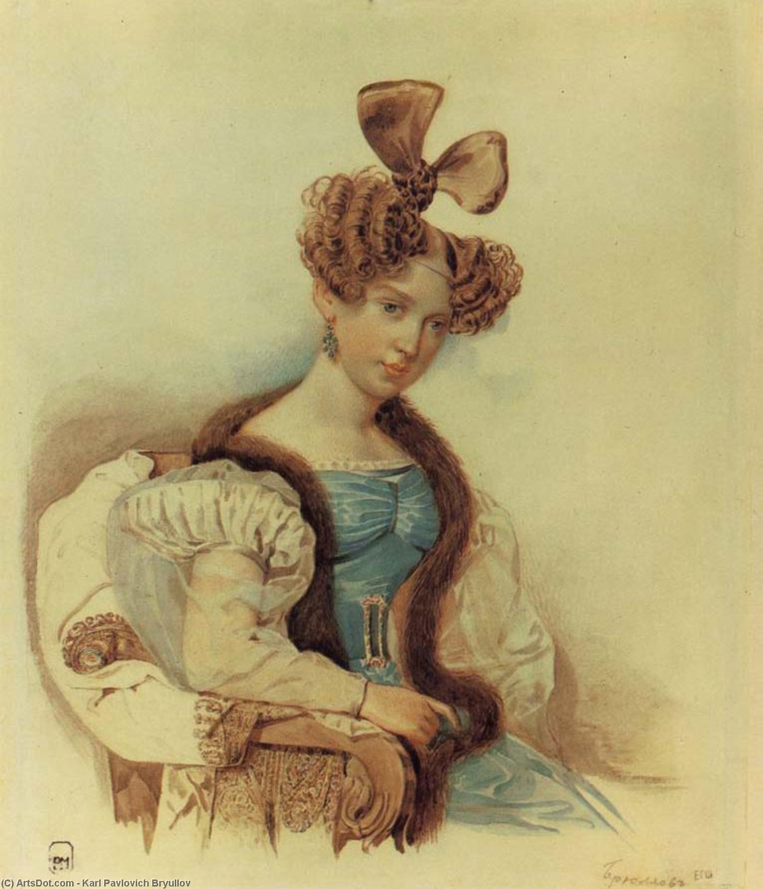 Portrait Sa Schubert — Karl Pavlovich Bryullov