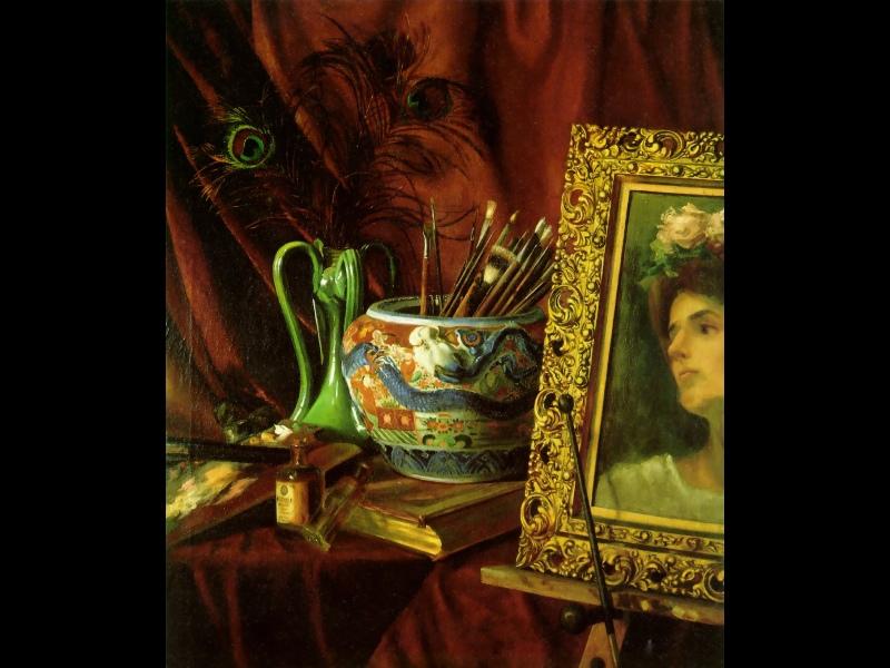 Study Of A Still Life — Charles Frederick Goldie