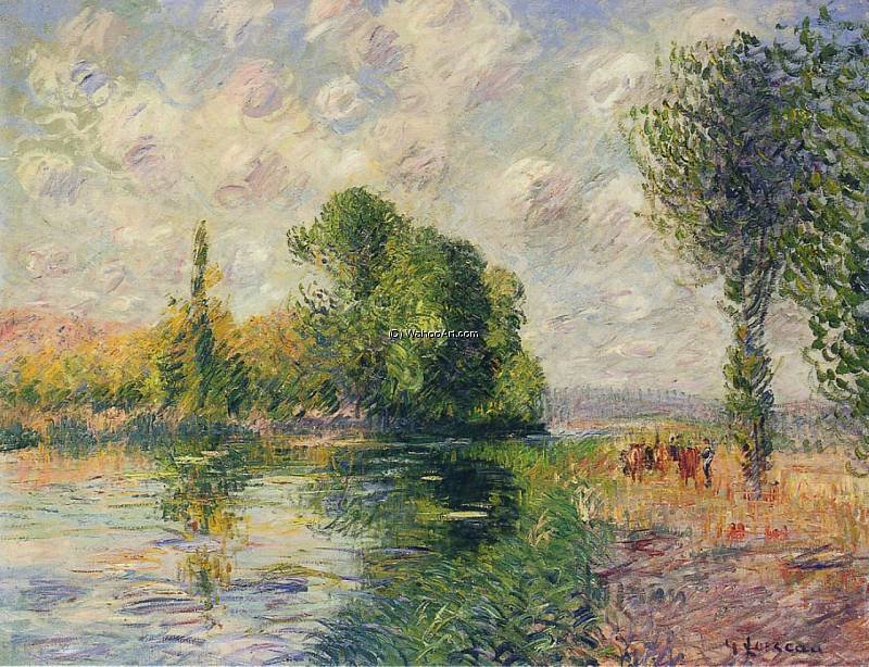 Wood And Fields Near St Cyr Vadreuil — Gustave Loiseau