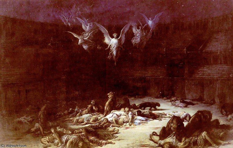 Dore Gustave The Christian Martyrs — Paul Gustave Doré