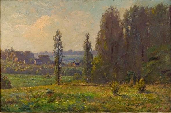 Spring In The Hills (midsummer, Brookville) — Theodore Clement Steele