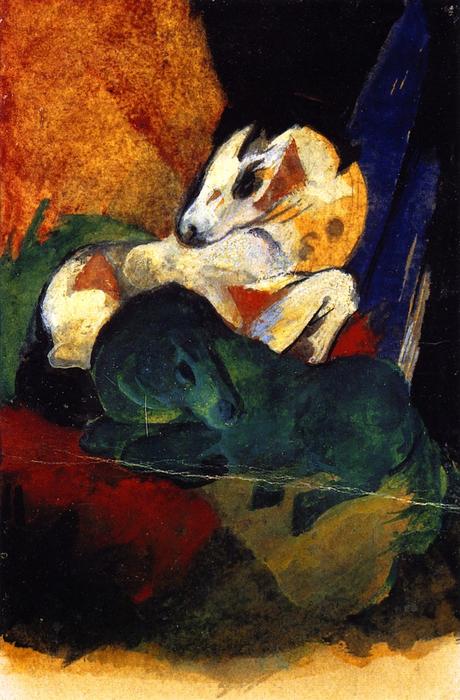 Green And White Horse — Franz Marc