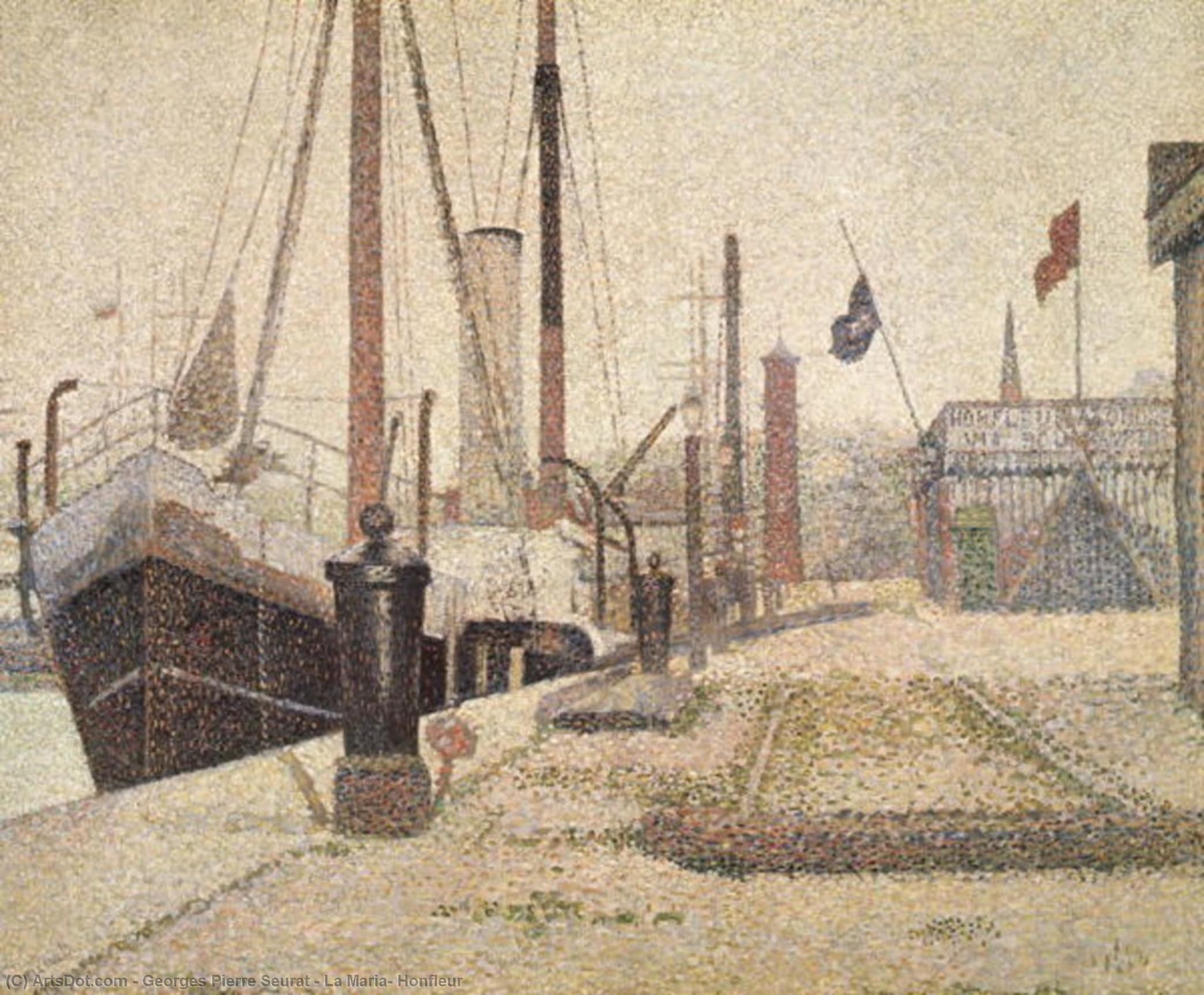 La Maria, Honfleur — Georges Seurat