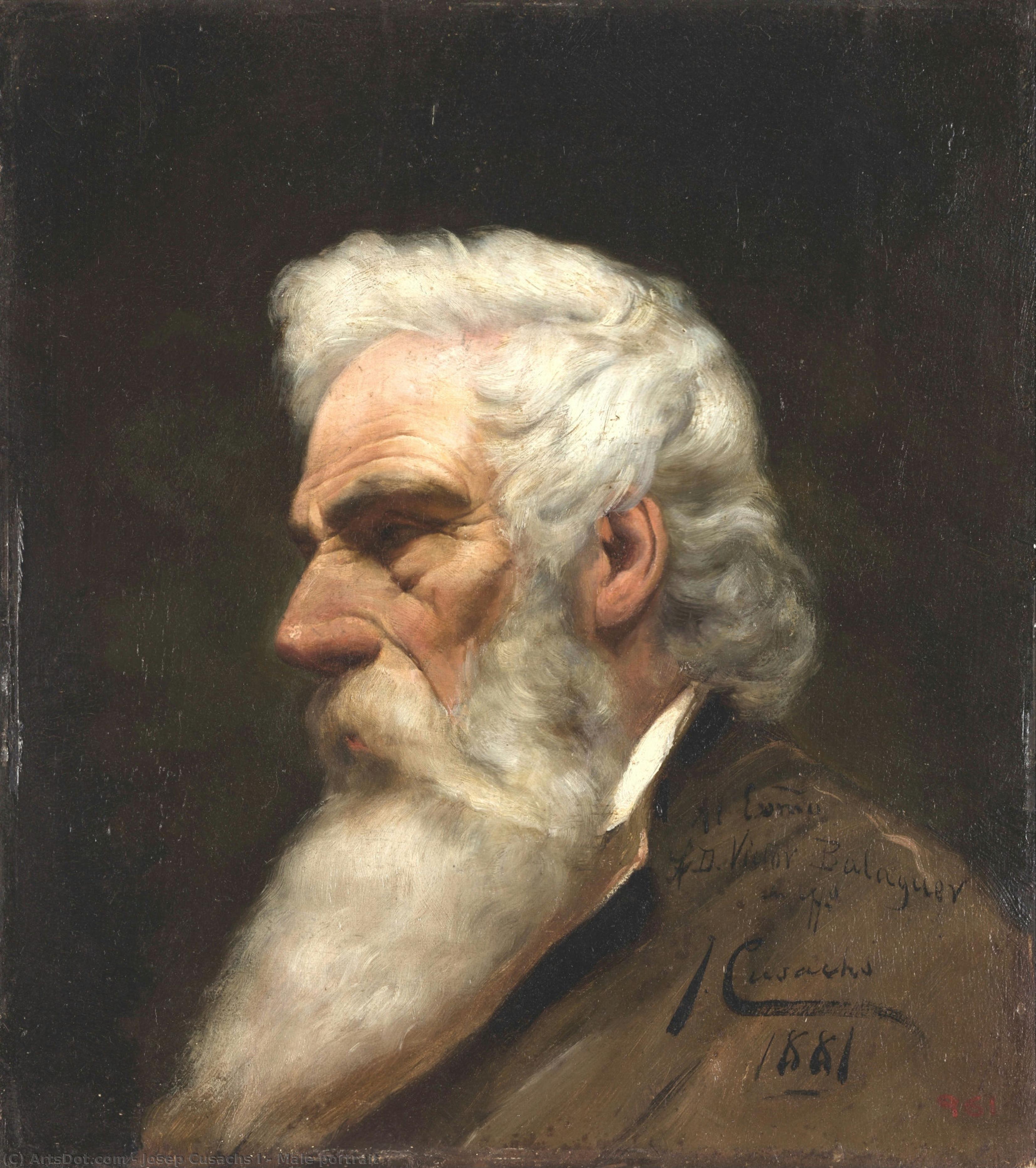 Male Portrait — Josep Cusachs I