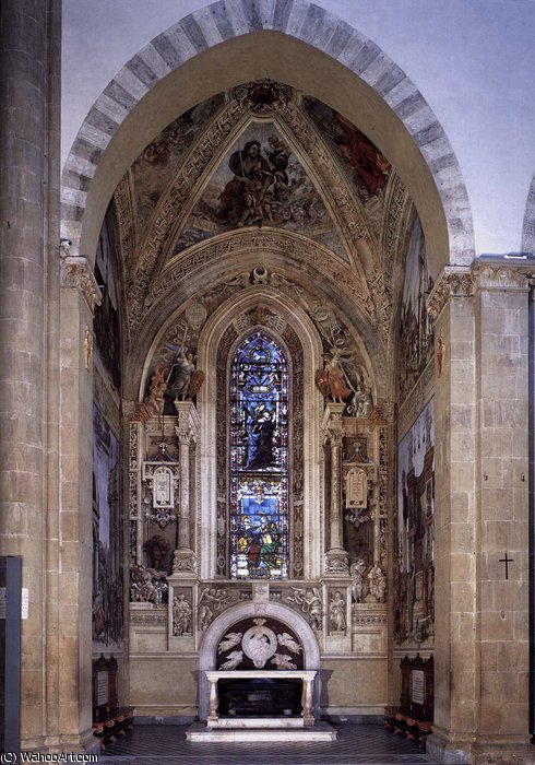 strozzi-View of the frescoes in the Strozzi Chapel