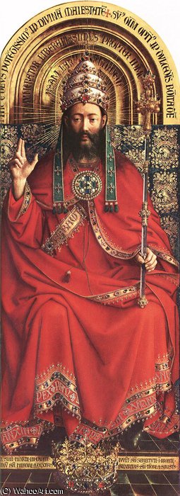 The Ghent Altarpiece God Almighty — Jan Van Eyck