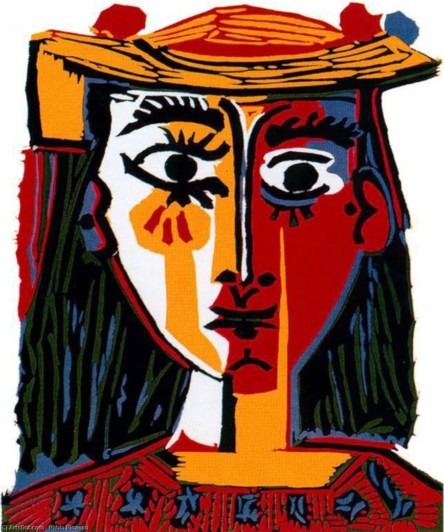 Bust Of A Woman With Hat — Pablo Picasso