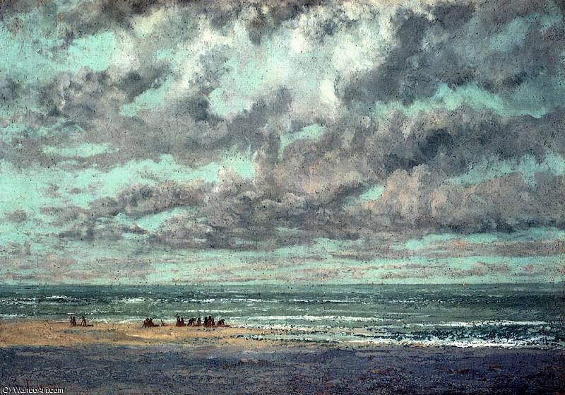 Marine Les Equilleurs — Gustave Courbet