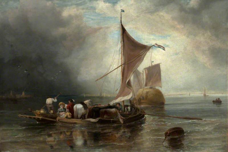 A Ferry Boat On The Maas — John H (jock) Wilson