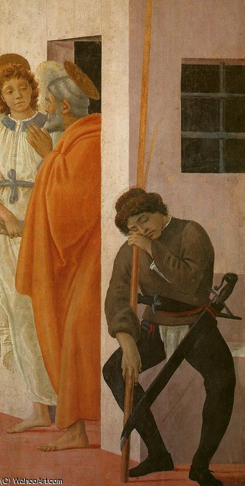 Cappella Brancacci-st Peter Freed From Prison — Filippino Lippi