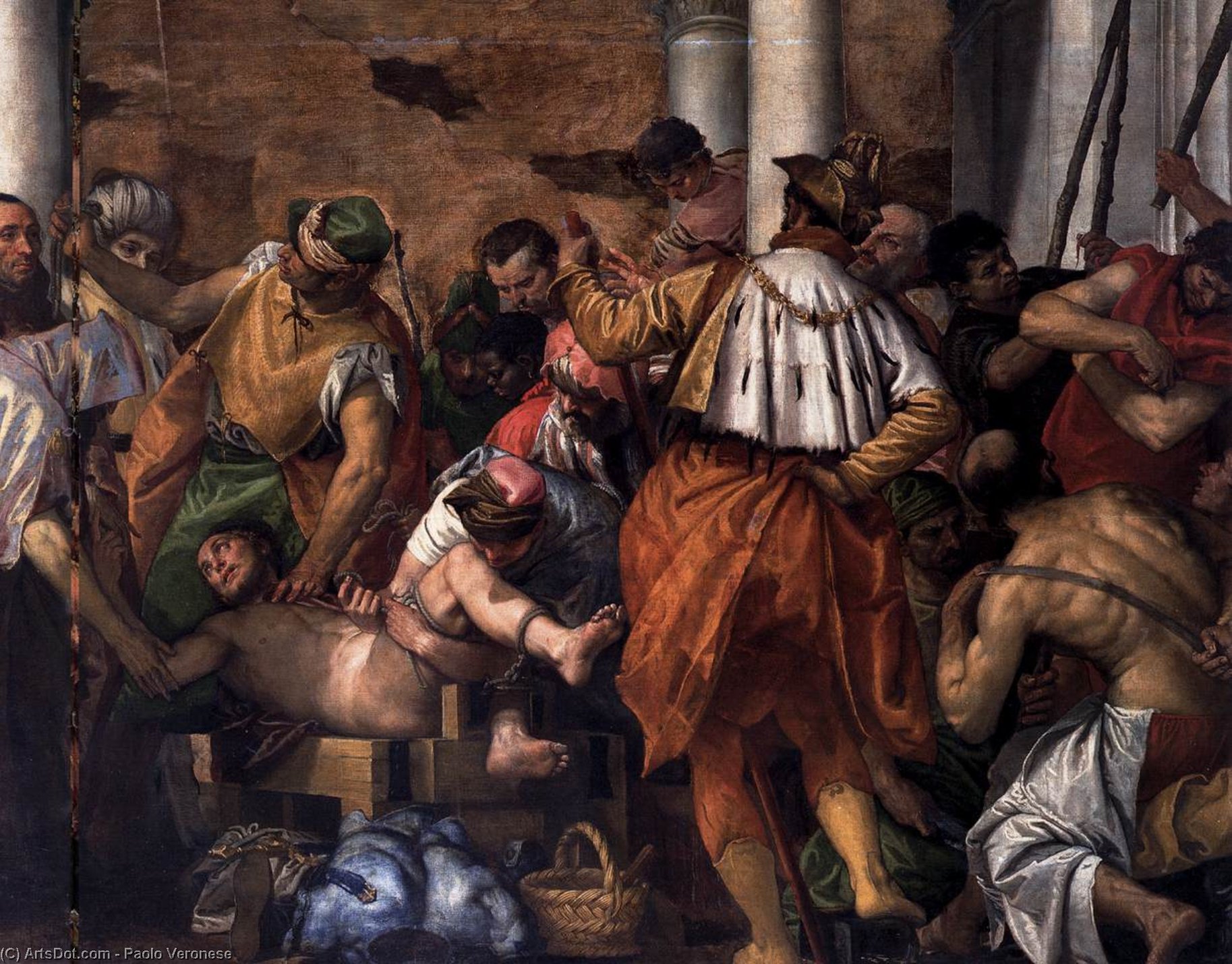 Martyrdom Of St Sebastian (detail) — Paolo Veronese