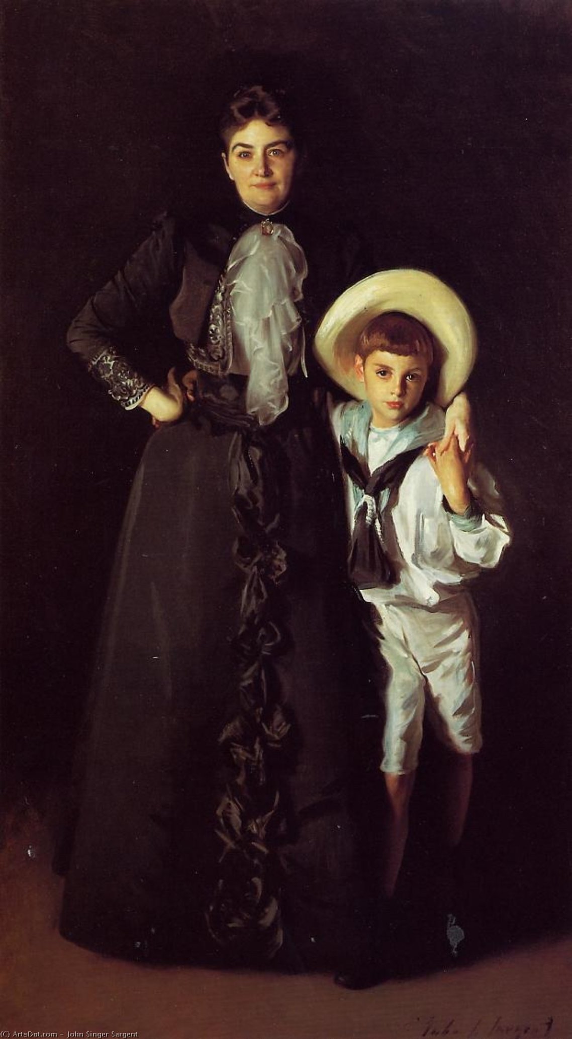 Mrs Edward L. Davis And Her Son Livingston Davis — John Singer Sargent