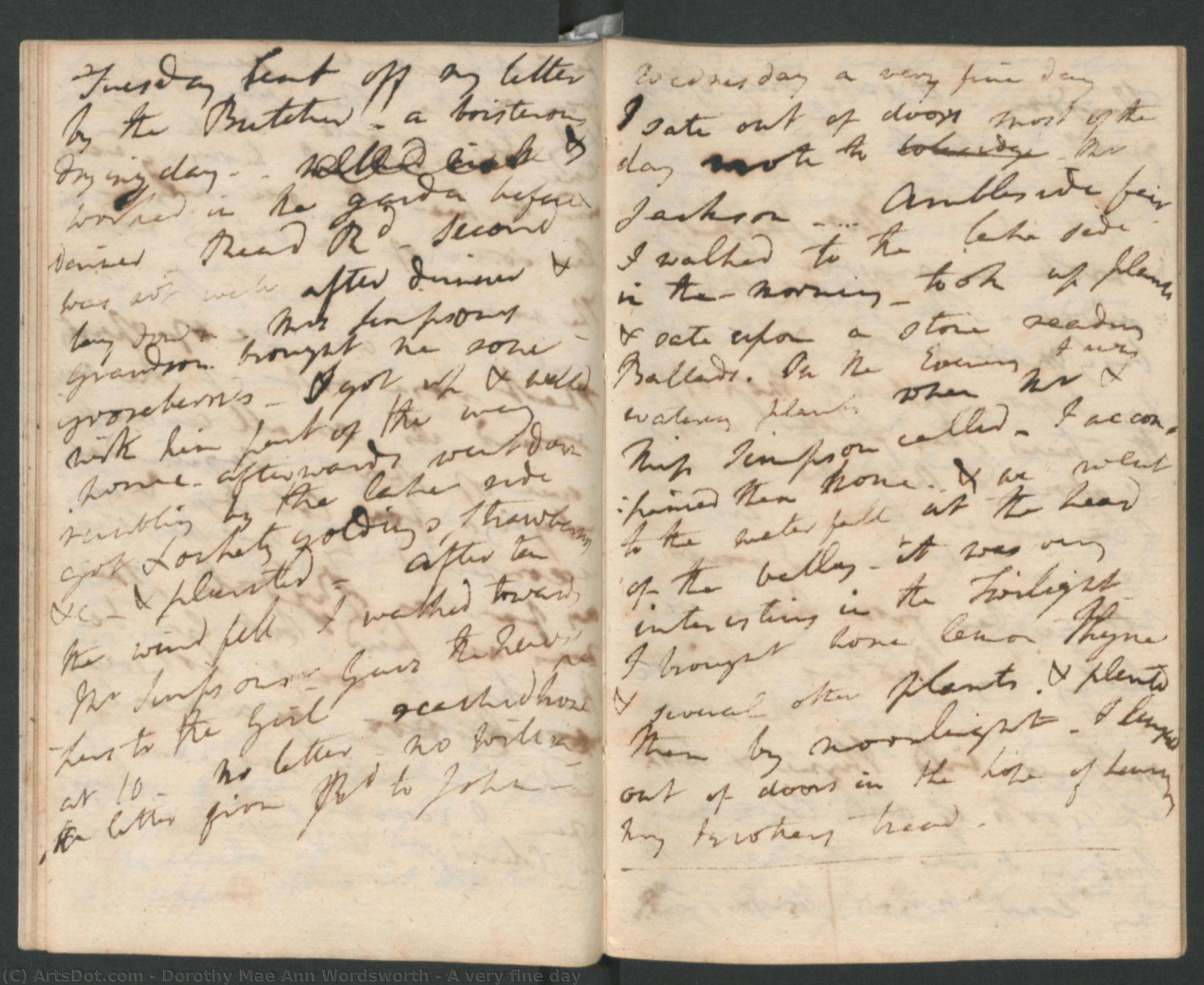 A Very Fine Day — Dorothy Mae Ann Wordsworth