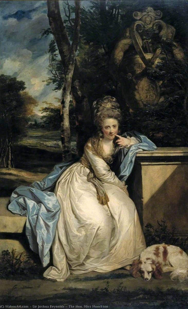 The Hon. Miss Monckton — Sir Joshua Reynolds