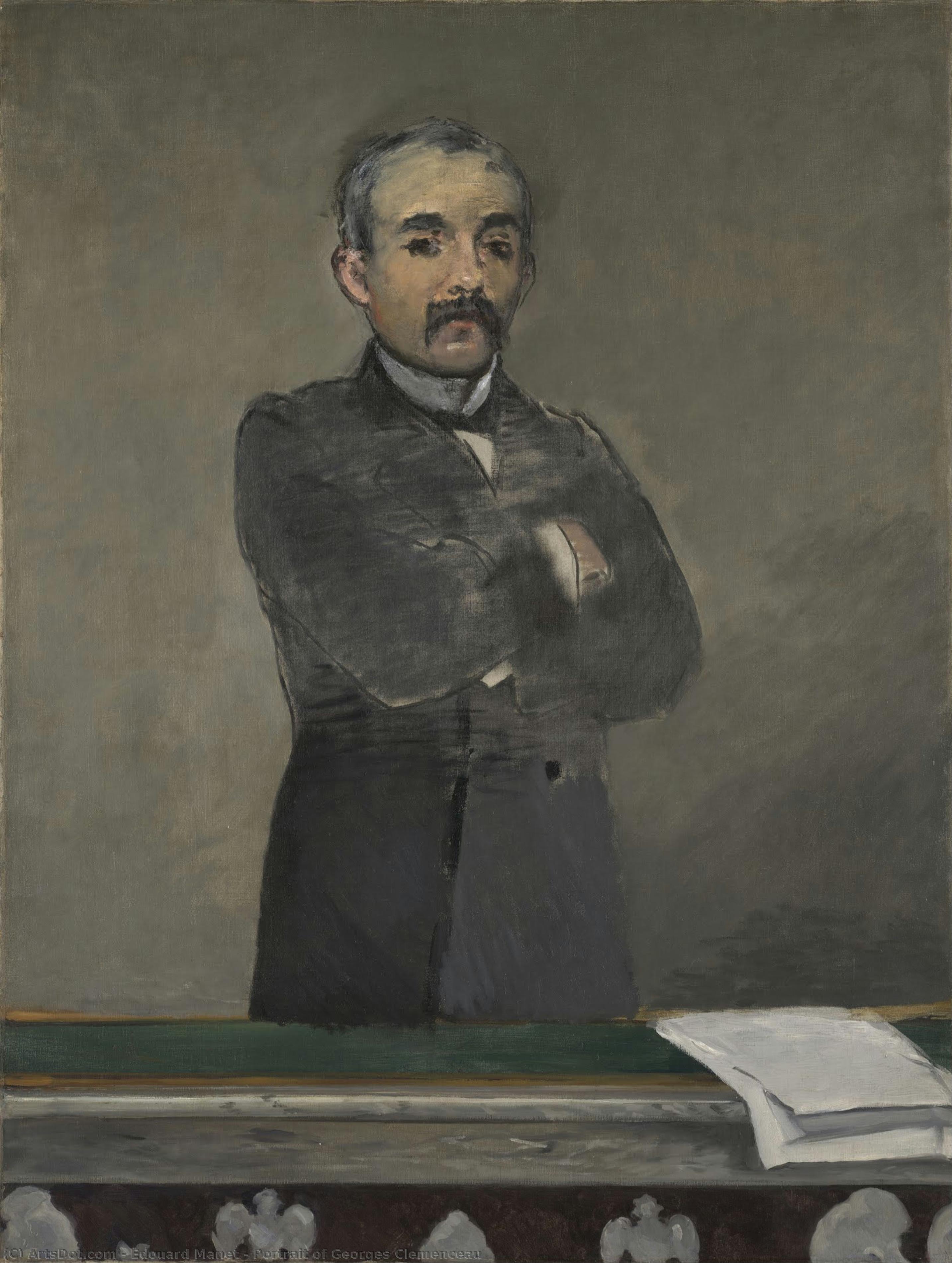 Portrait Of Georges Clemenceau — Édouard Manet