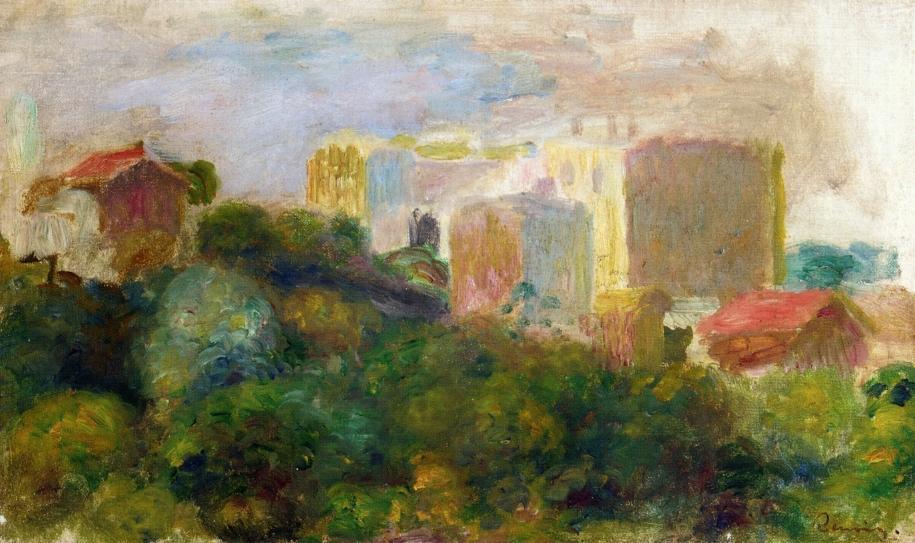 View From Renoir's Garden In Montmartre — Pierre-auguste Renoir