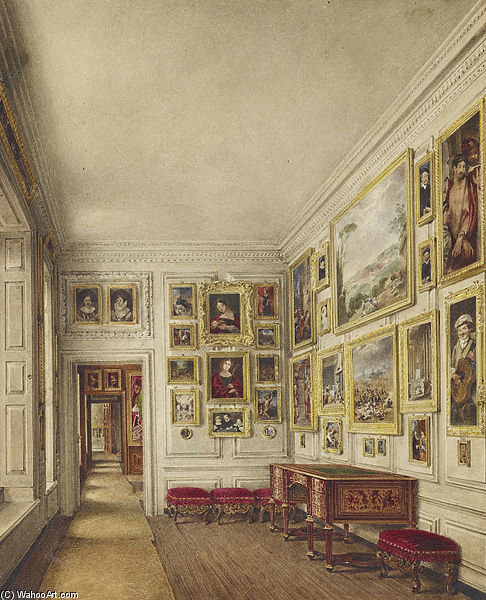 Kensington Palace, Queen's Closet — James Stephanoff