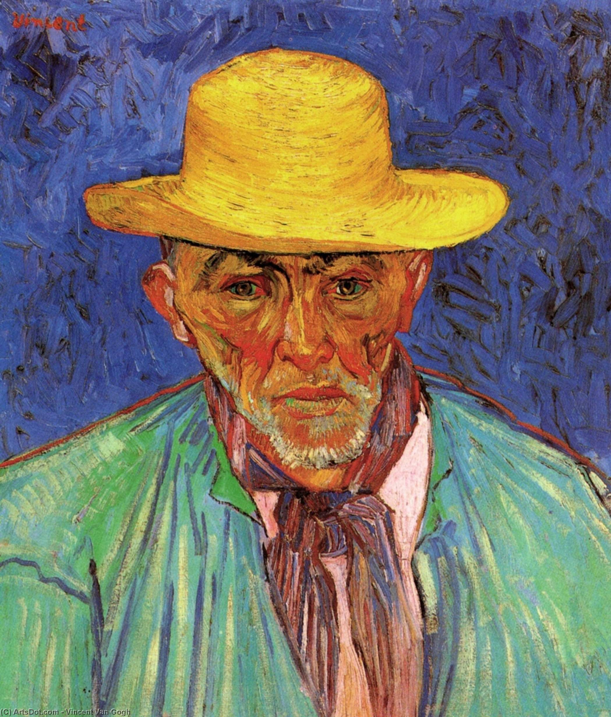 Portrait Of Patience Escalier, Shepherd In Provence — Vincent Willem Van Gogh