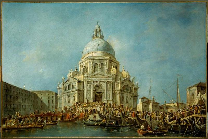 Le Doge De Venise Se Rend A La Salute, Le 21 Novembre Jour De La Commemoration De La Fin De La Peste De 1630 — Francesco Lazzaro Guardi