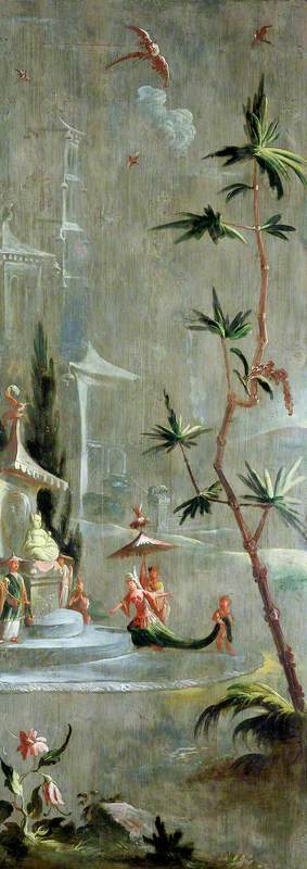 A Chinese Princess At A Shrine — Robert Robinson