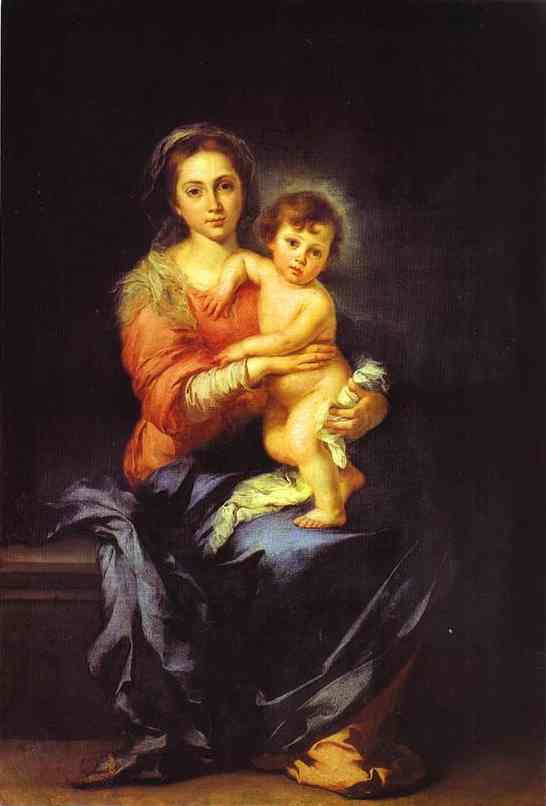 Madonna And Child — Bartolomé Esteban Murillo
