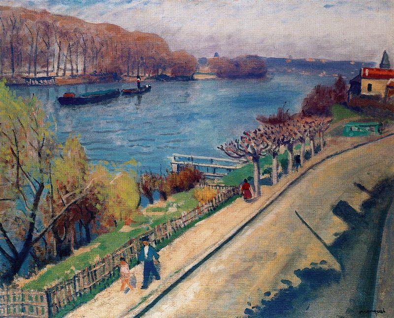 La Carreterra De La Frette — Albert Marquet
