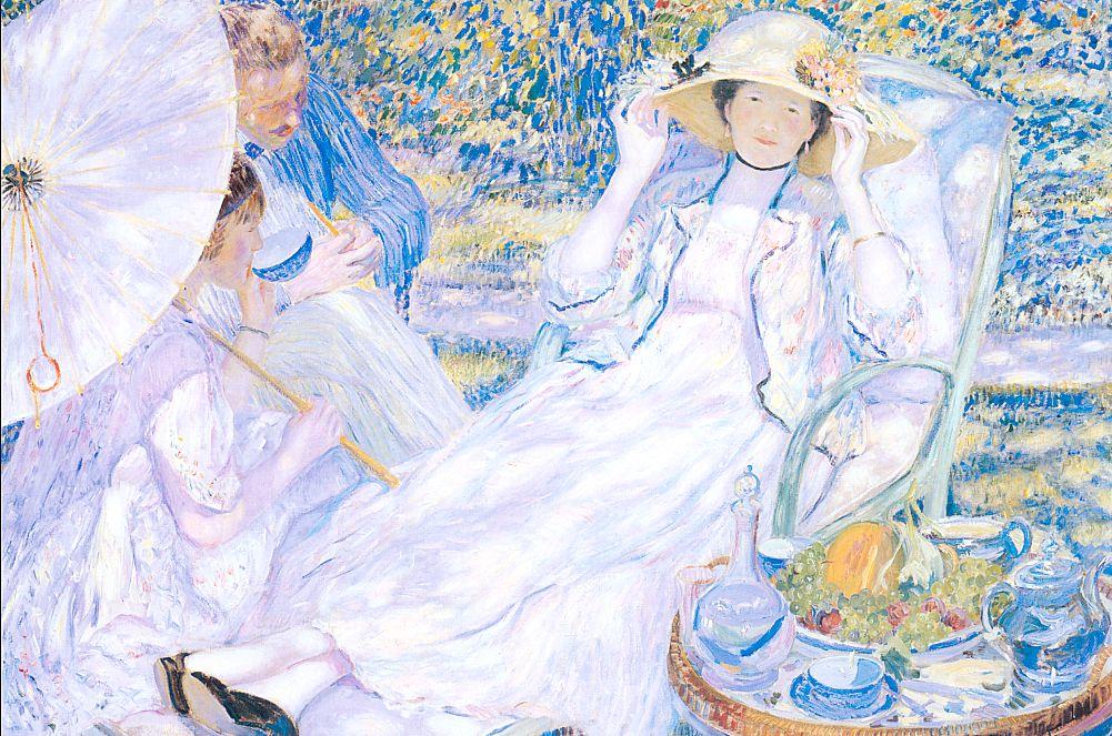 The Hour Of Tea — Frederick Carl Frieseke