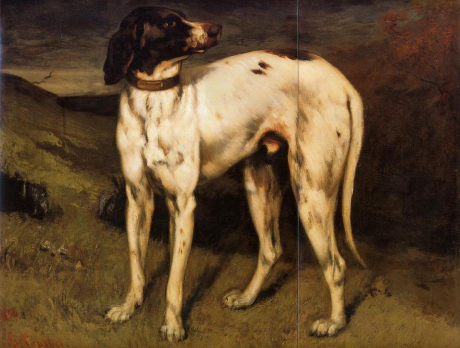 A Dog From Ornans — Gustave Courbet