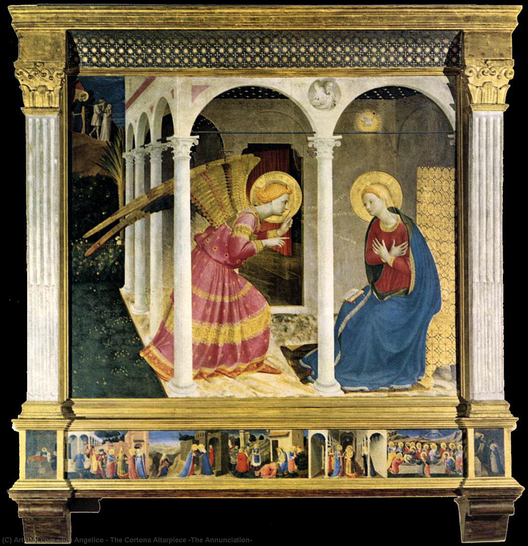 The Cortona Altarpiece (the Annunciation) — Fra Angelico
