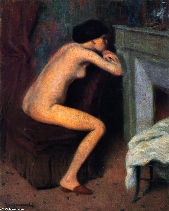In Front Of The Fireplace — Federico Zandomeneghi