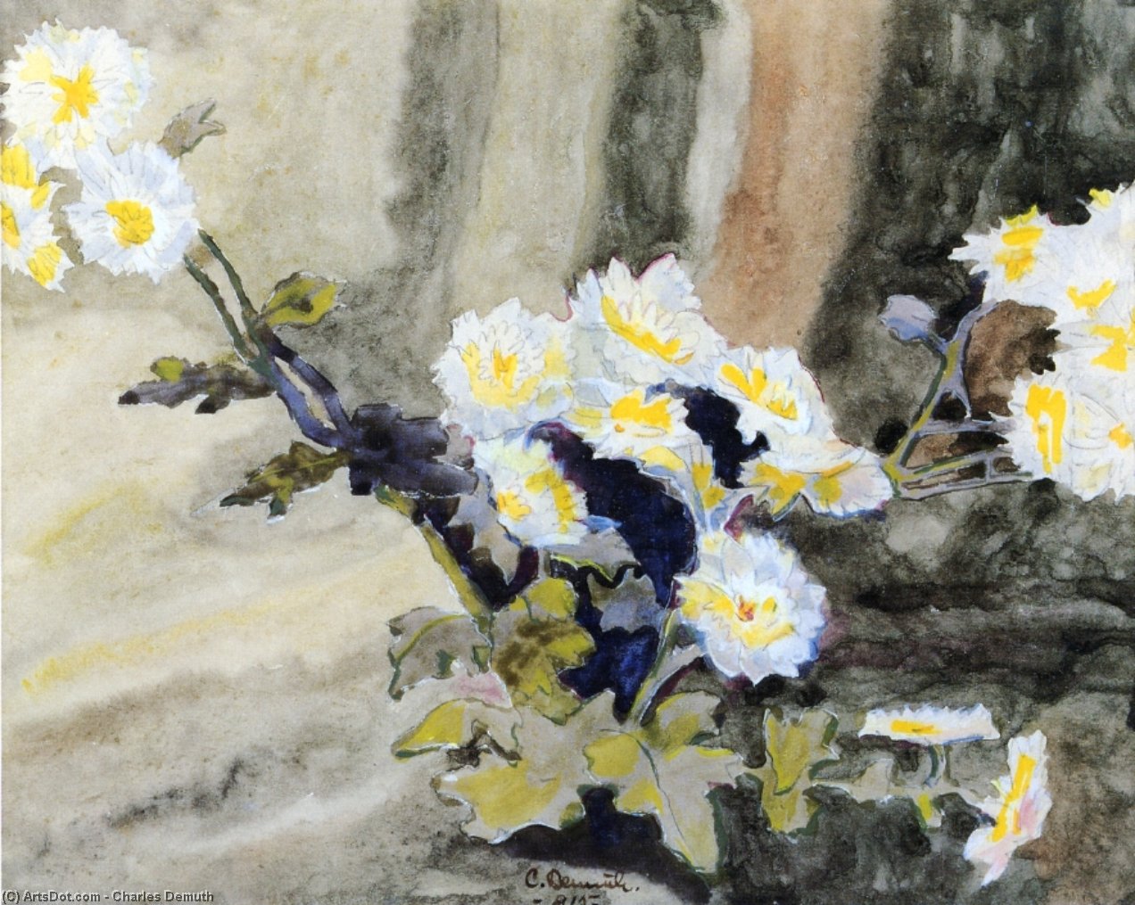 Floral Still Life (aka Wild Daisies) — Charles Demuth