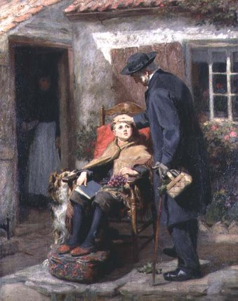 The Convalescent Or The Pastor — Ralph Hedley