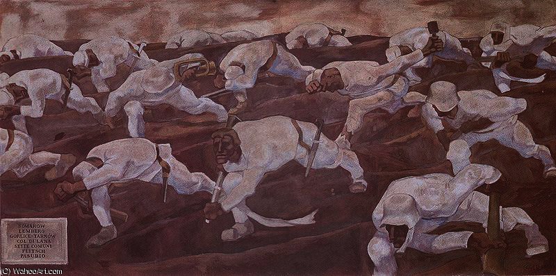 Storm. The Nameless — Albin Egger Lienz