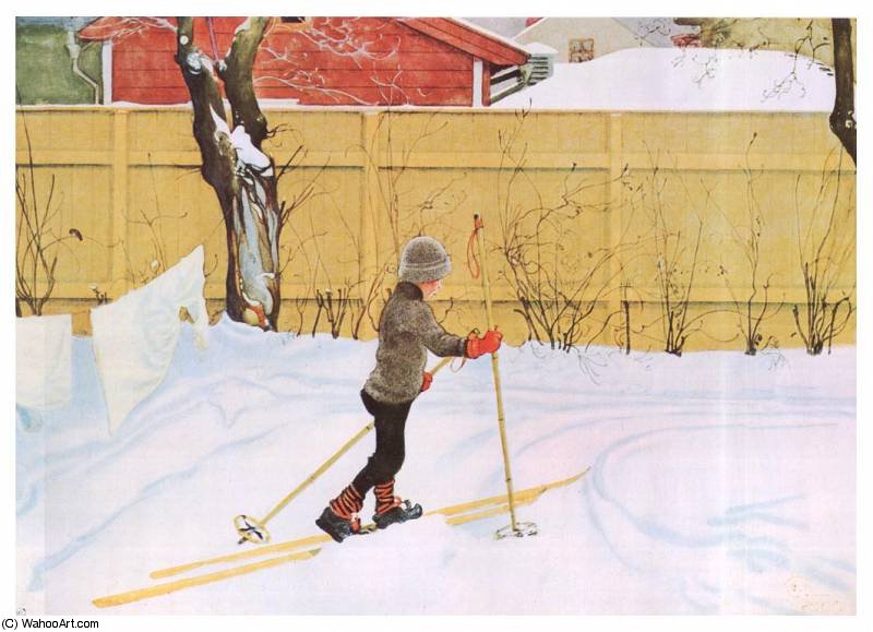 The Falun Yard — Carl Larsson